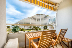 Studio pour 4 - balcon vue mer